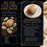 Polychromatischer Jaspis Palmstein
