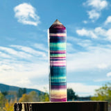 Rainbow Fluorite Point - wand