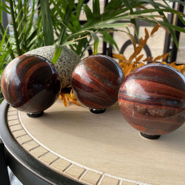 Red Tigers Eye - sphere