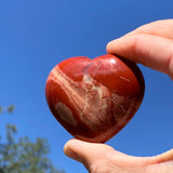 Red Jasper Heart