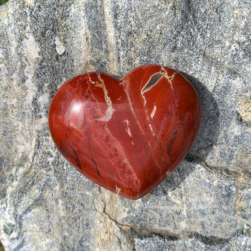 FREE GIVEAWAY! Red Jasper Heart (Just Pay Cost of Shipping)
