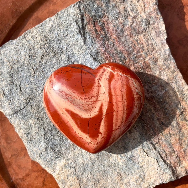 FREE GIVEAWAY! Red Jasper Heart (Just Pay Cost of Shipping)