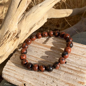 Spirt of Grounding – Crystal Totem Set - Red Obsidian