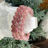 Bracelet Mala Fraise Quartz Avec Pochette En Velours