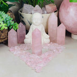 Rose Quartz Point - wand