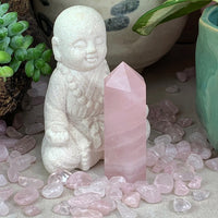 Rose Quartz Point - wand