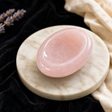Piedra de preocupación de cuarzo rosa
