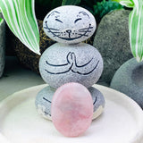 Rose Quartz Worry Stone - worrystone