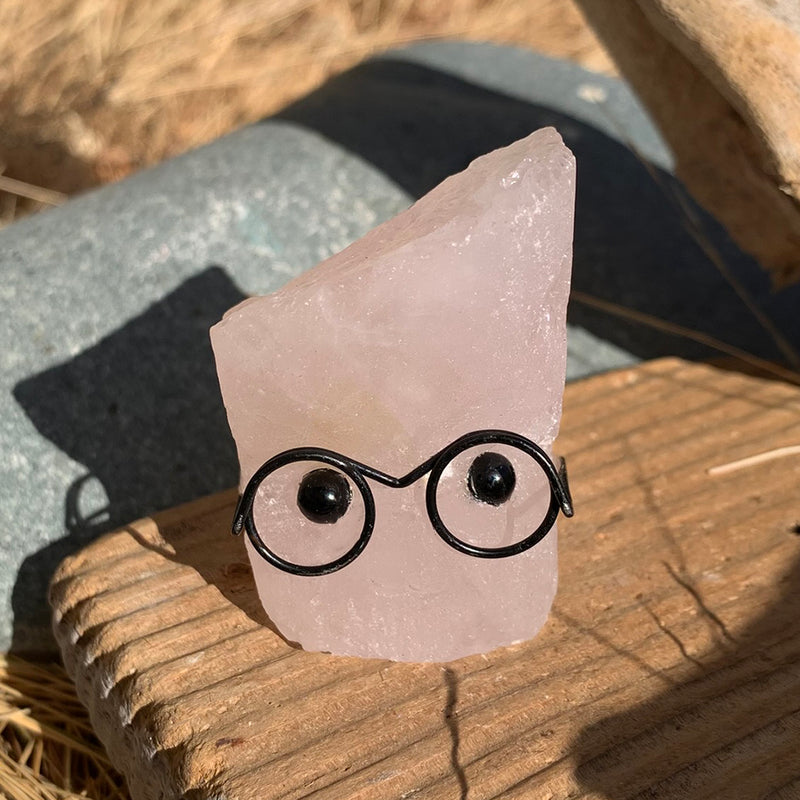 🧙   Lumen’s Light –  Rose Quartz & Phoenix Lapis Crystal Set
