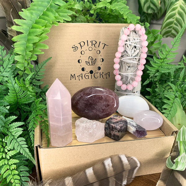 Self-Love Rozenkwarts + Allies Crystal-collectie