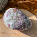 Rubellite Tourmaline Palmstone - palmstone