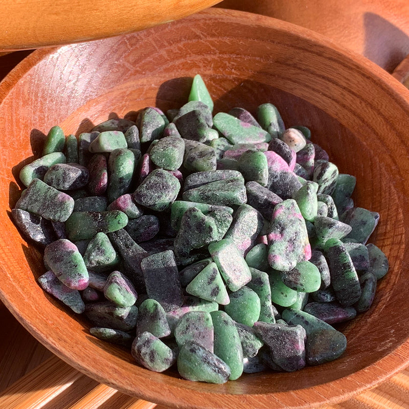 Ruby In Zoisite Mini Ædelsten (50 Gram / 1,7 oz. Parti)