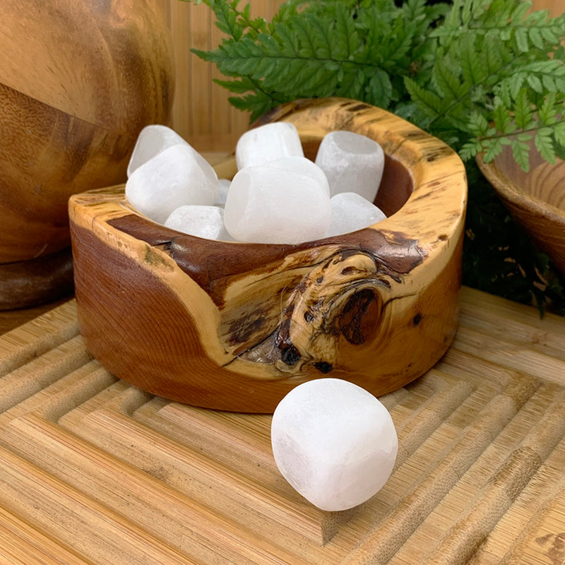 Cubo rodado de selenita