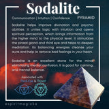 Sodalite Pyramid - Medium - pyramids