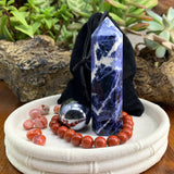Conjunto de pulsera Mala y cristal de equilibrio 🙏