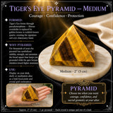 Tigerauge-Pyramide – mittelgroß