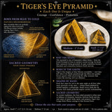 Tigerauge-Pyramide – mittelgroß
