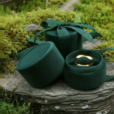 Gold Wave Ring of Flow