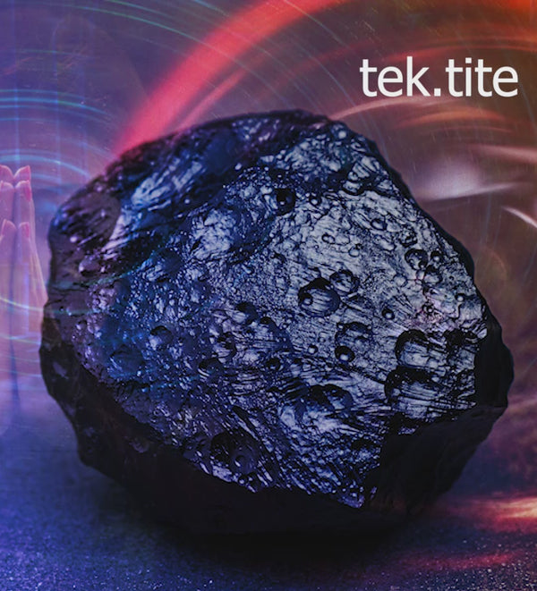 Espécimen de tektita: el único cristal del planeta que puede absorber energía oscura