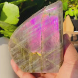 Grande (1,19 libbre) Purple Flash Labradorite Freeform (Articolo #0077)