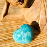 Amazonite Heart - 70% Off Promo Sale