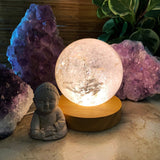 Lumière d'ambiance en cristal (Quartz Sphere-Large)
