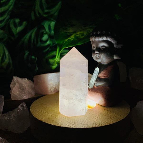 Crystal Mood Light  (Rose Quartz Point)