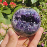 Amethyst Geode Sphere (Item #0088)